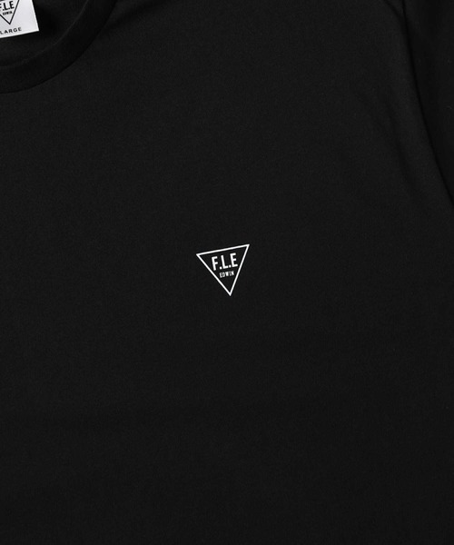 EDWIN(エドウィン)の「【EDWIN】「F.L.E」ワンポイントプリントTシャツ(Tシャツ/カットソー・メンズ・ブラック・XL/M/L)」の6枚目の写真