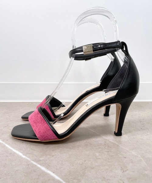 Dhyana.（ディアナドット）の「バイカラーストラップヒールサンダル（サンダル・レディース・ホワイト系その他/ブラック×ピンク・22.5cm/23.5cm/24.5cm/25.5cm）」の20枚目の写真