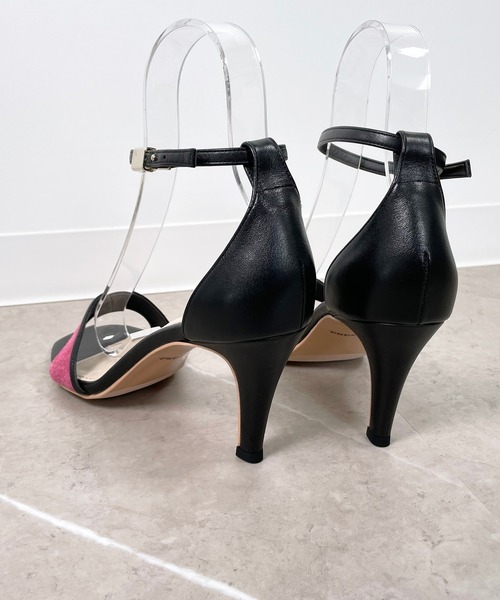 Dhyana.（ディアナドット）の「バイカラーストラップヒールサンダル（サンダル・レディース・ホワイト系その他/ブラック×ピンク・22.5cm/23.5cm/24.5cm/25.5cm）」の21枚目の写真