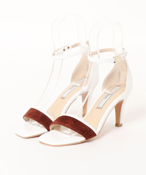 Dhyana.（ディアナドット）の「バイカラーストラップヒールサンダル（サンダル・レディース・ホワイト系その他/ブラック×ピンク・22.5cm/23.5cm/24.5cm/25.5cm）」の3枚目の写真