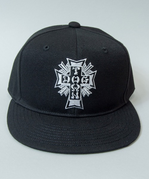 DOGTOWN(ドッグタウン)の「DT-CROSS LOGO FLAT-CAP/ドックタウン キャップ(キャップ・メンズ・ブラック・FREE)」の6枚目の写真