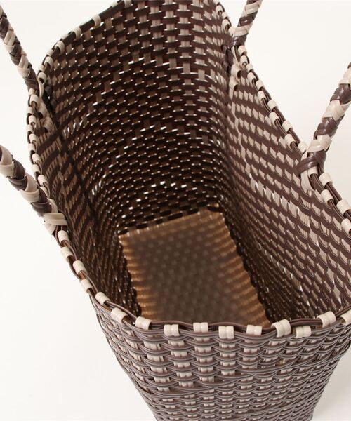 Samansa Mos2（サマンサ モスモス）の「メルカドバッグ（トートバッグ・レディース・ベージュ/ブラウン/ラベンダー・ﾌﾘ-）」の4枚目の写真