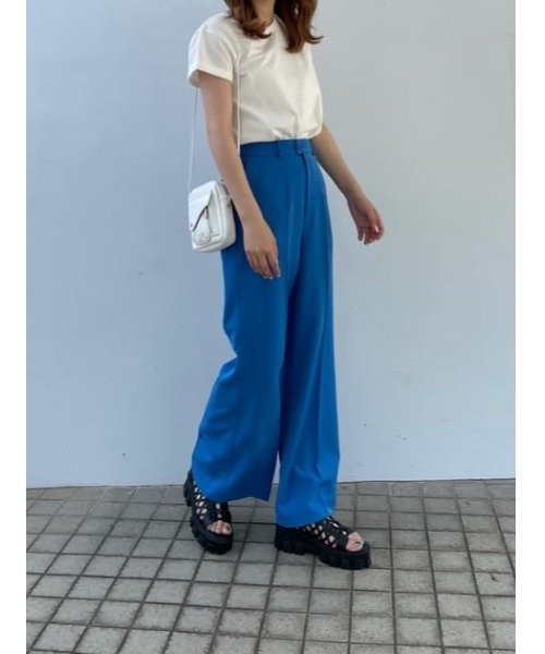 MOUSSY（マウジー）の「WIDE LEG パンツ（その他パンツ・レディース・ブルー/グリーン/アイボリー・2/1）」の22枚目の写真