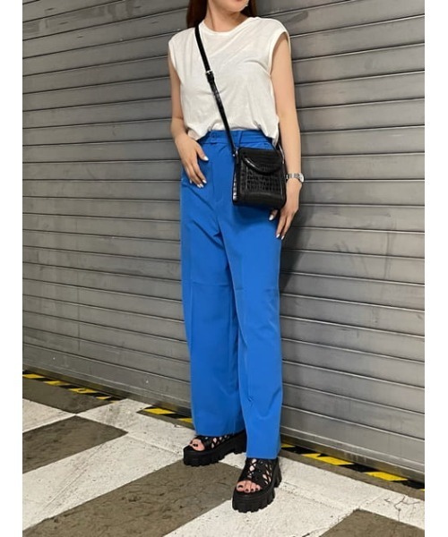 MOUSSY（マウジー）の「WIDE LEG パンツ（その他パンツ・レディース・ブルー/グリーン/アイボリー・2/1）」の20枚目の写真