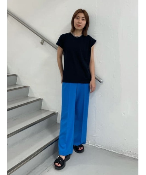 MOUSSY（マウジー）の「WIDE LEG パンツ（その他パンツ・レディース・ブルー/グリーン/アイボリー・2/1）」の18枚目の写真