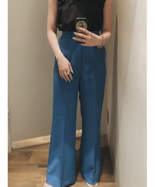 MOUSSY（マウジー）の「WIDE LEG パンツ（その他パンツ・レディース・ブルー/グリーン/アイボリー・2/1）」の16枚目の写真