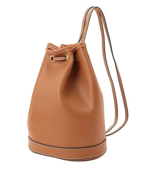 dazzlin（ダズリン）の「バイカラーバケツリュック（バックパック/リュック・レディース・ブラック/ブラウン・FREE）」の8枚目の写真