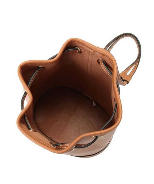 dazzlin（ダズリン）の「バイカラーバケツリュック（バックパック/リュック・レディース・ブラック/ブラウン・FREE）」の4枚目の写真