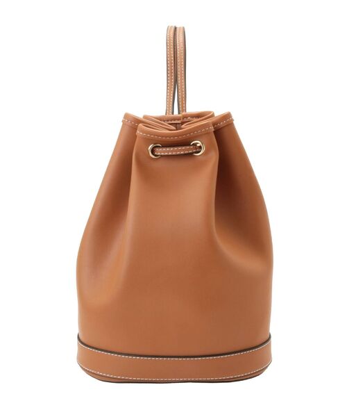 dazzlin（ダズリン）の「バイカラーバケツリュック（バックパック/リュック・レディース・ブラック/ブラウン・FREE）」の3枚目の写真