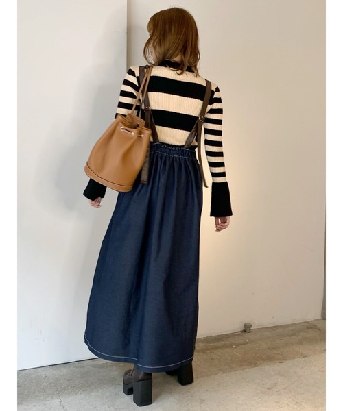 dazzlin（ダズリン）の「バイカラーバケツリュック（バックパック/リュック・レディース・ブラック/ブラウン・FREE）」の14枚目の写真