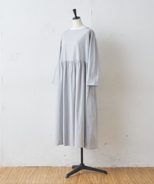 BEARDSLEY（ビアズリー）の「細コードハオリワンピース（ワンピース・レディース・グレー・1/0）」の8枚目の写真
