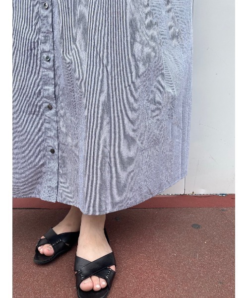 BEARDSLEY（ビアズリー）の「細コードハオリワンピース（ワンピース・レディース・グレー・1/0）」の15枚目の写真