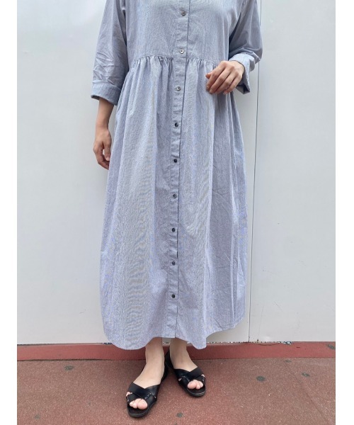 BEARDSLEY（ビアズリー）の「細コードハオリワンピース（ワンピース・レディース・グレー・1/0）」の18枚目の写真