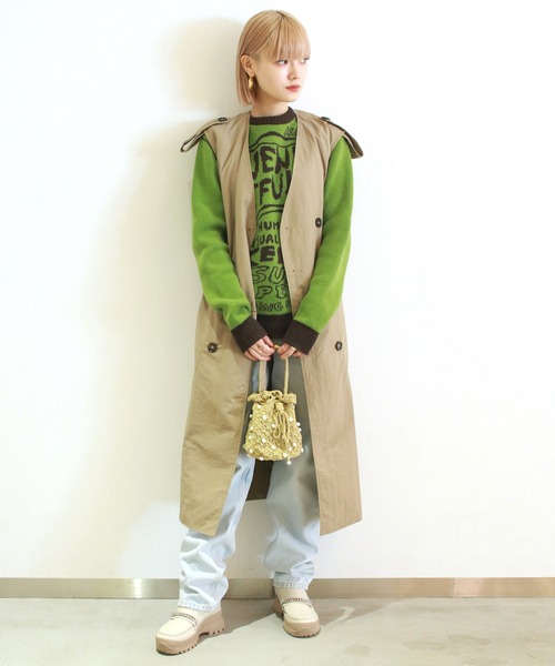 Carne Bollente（カルネボレンテ）の「DEVIL IN DETAILS（ニット/セーター・メンズ・グリーン・S/M/L）」の18枚目の写真