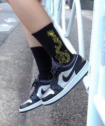 X-girl | CHINESE DRAGON RIB SOCKS(ソックス/靴下)