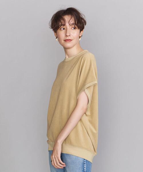 BEAUTY&YOUTH UNITED ARROWS（ビューティーアンドユースユナイテッドアローズ）の「BY パイル ワイドショートスリーブ プルオーバー◆（Tシャツ/カットソー・レディース・グレー/イエロー/ライラック・FREE）」の3枚目の写真