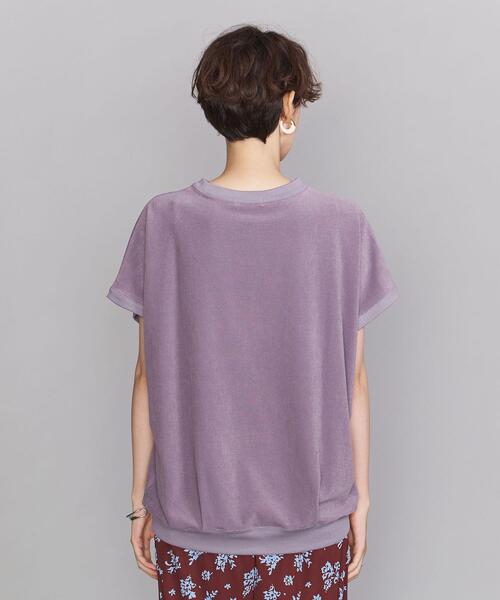 BEAUTY&YOUTH UNITED ARROWS（ビューティーアンドユースユナイテッドアローズ）の「BY パイル ワイドショートスリーブ プルオーバー◆（Tシャツ/カットソー・レディース・グレー/イエロー/ライラック・FREE）」の4枚目の写真