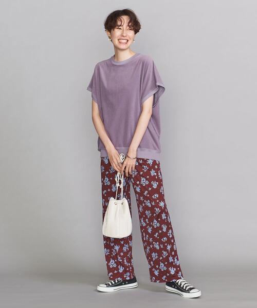 BEAUTY&YOUTH UNITED ARROWS（ビューティーアンドユースユナイテッドアローズ）の「BY パイル ワイドショートスリーブ プルオーバー◆（Tシャツ/カットソー・レディース・グレー/イエロー/ライラック・FREE）」の5枚目の写真