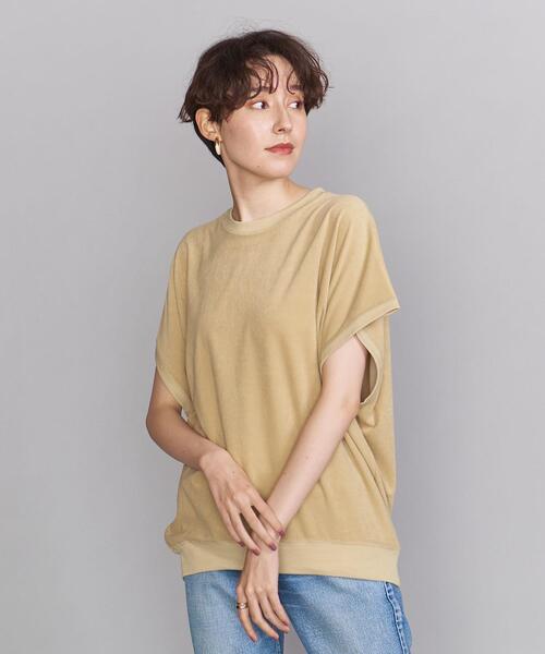BEAUTY&YOUTH UNITED ARROWS（ビューティーアンドユースユナイテッドアローズ）の「BY パイル ワイドショートスリーブ プルオーバー◆（Tシャツ/カットソー・レディース・グレー/イエロー/ライラック・FREE）」の9枚目の写真