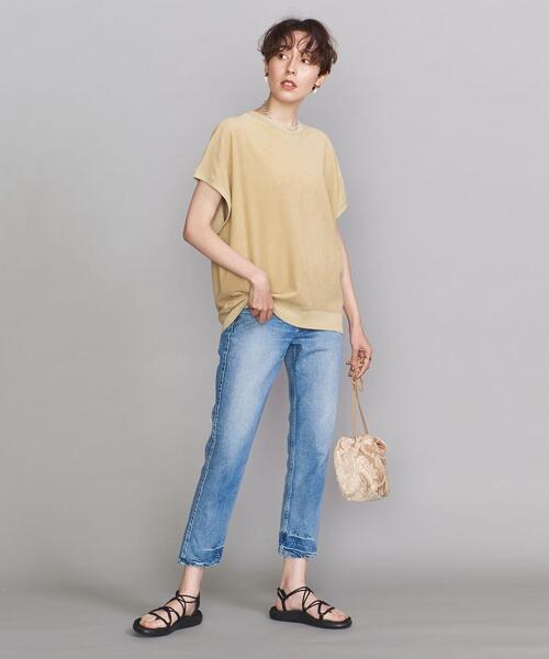 BEAUTY&YOUTH UNITED ARROWS（ビューティーアンドユースユナイテッドアローズ）の「BY パイル ワイドショートスリーブ プルオーバー◆（Tシャツ/カットソー・レディース・グレー/イエロー/ライラック・FREE）」の10枚目の写真