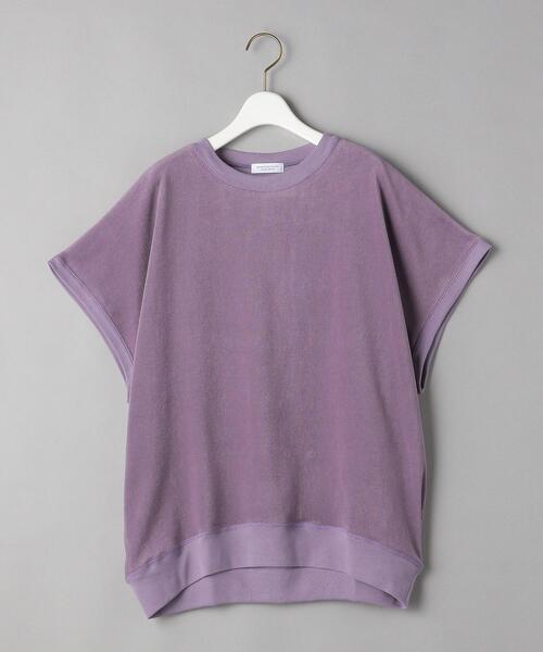 BEAUTY&YOUTH UNITED ARROWS（ビューティーアンドユースユナイテッドアローズ）の「BY パイル ワイドショートスリーブ プルオーバー◆（Tシャツ/カットソー・レディース・グレー/イエロー/ライラック・FREE）」の12枚目の写真