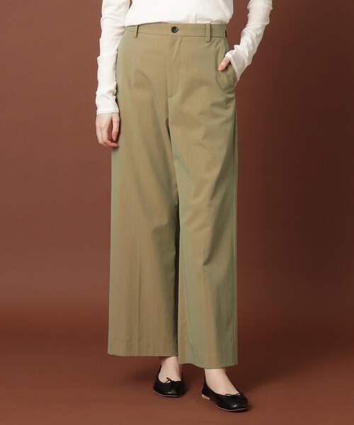 DRESSTERIOR（ドレステリア）の「◆【LEE10月号掲載】シャンブレーコットンワイドストレートパンツ（その他パンツ・レディース・サンドベージュ/ブラウン系・40/38/36/34）」の4枚目の写真