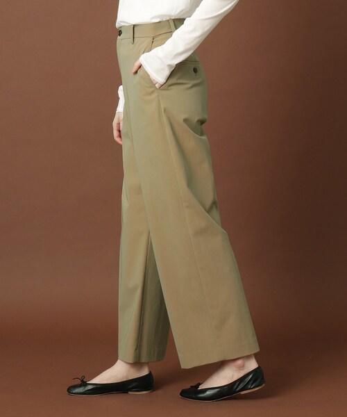 DRESSTERIOR（ドレステリア）の「◆【LEE10月号掲載】シャンブレーコットンワイドストレートパンツ（その他パンツ・レディース・サンドベージュ/ブラウン系・40/38/36/34）」の5枚目の写真