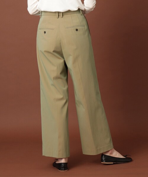 DRESSTERIOR（ドレステリア）の「◆【LEE10月号掲載】シャンブレーコットンワイドストレートパンツ（その他パンツ・レディース・サンドベージュ/ブラウン系・40/38/36/34）」の6枚目の写真