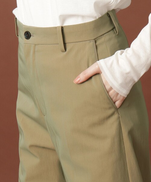 DRESSTERIOR（ドレステリア）の「◆【LEE10月号掲載】シャンブレーコットンワイドストレートパンツ（その他パンツ・レディース・サンドベージュ/ブラウン系・40/38/36/34）」の8枚目の写真