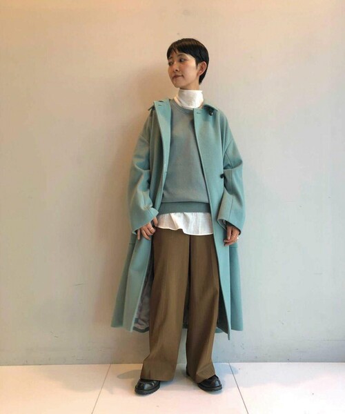 DRESSTERIOR（ドレステリア）の「◆【LEE10月号掲載】シャンブレーコットンワイドストレートパンツ（その他パンツ・レディース・サンドベージュ/ブラウン系・40/38/36/34）」の20枚目の写真