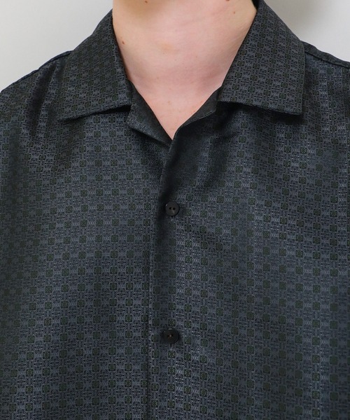BESPOKE TOKYO(ビスポークトウキョウ)の「【BESPOKE TOKYO】CRAVATE JACQUARD S/S SHIRT(シャツ/ブラウス・メンズ・ライトブルーグレー/グレイッシュベージュ/ブラック/バーガンディー・3/1/2)」の19枚目の写真