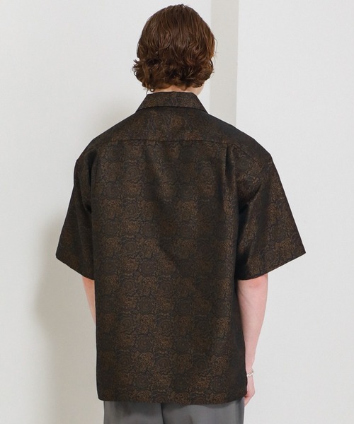 BESPOKE TOKYO(ビスポークトウキョウ)の「【BESPOKE TOKYO】CRAVATE JACQUARD S/S SHIRT(シャツ/ブラウス・メンズ・ライトブルーグレー/グレイッシュベージュ/ブラック/バーガンディー・3/1/2)」の8枚目の写真