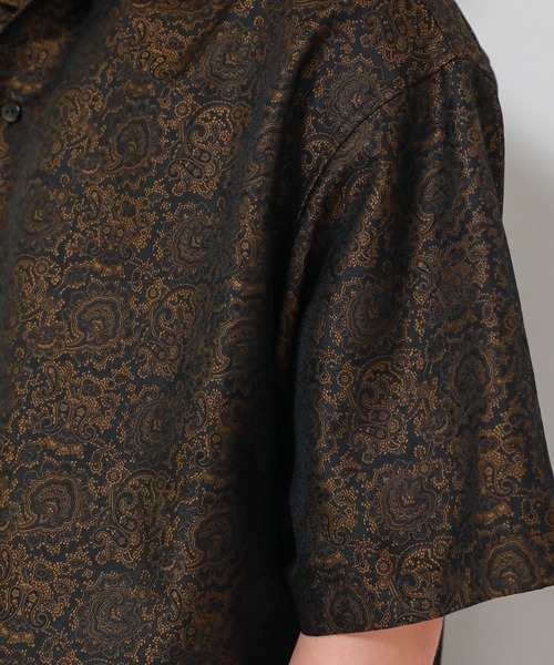 BESPOKE TOKYO(ビスポークトウキョウ)の「【BESPOKE TOKYO】CRAVATE JACQUARD S/S SHIRT(シャツ/ブラウス・メンズ・ライトブルーグレー/グレイッシュベージュ/ブラック/バーガンディー・3/1/2)」の11枚目の写真