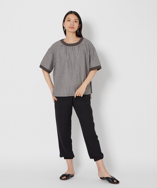 shop DADA(ショップダダ)の「トラックパンツ(1S12-6180)(その他パンツ・レディース・ブラック/ベージュ/カーキ・FREE)」の9枚目の写真