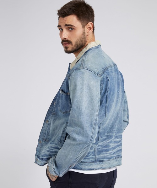 Guess（ゲス）の「Lewis Denim Jacket（デニムジャケット・メンズ・インディゴブルー・SMALL/MEDIUM/LARGE）」の3枚目の写真