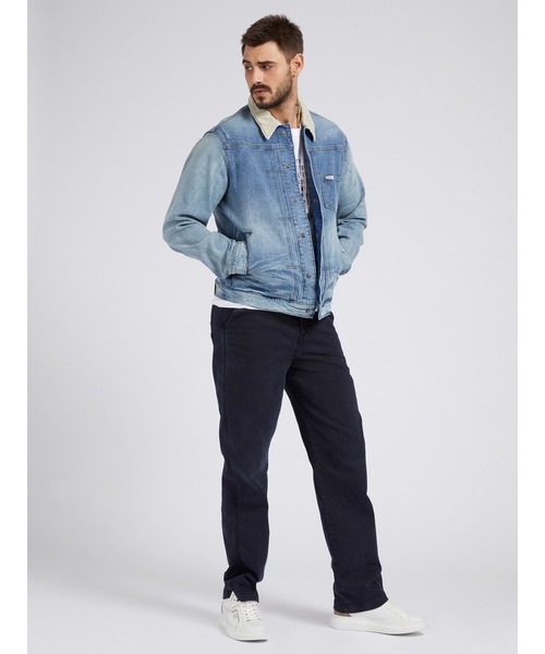 Guess（ゲス）の「Lewis Denim Jacket（デニムジャケット・メンズ・インディゴブルー・SMALL/MEDIUM/LARGE）」の4枚目の写真