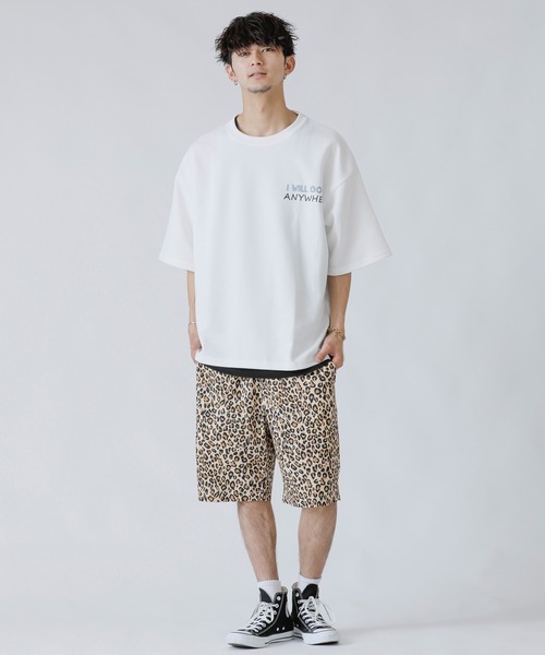 ADMIX/ATELIER SAB MEN（アドミックスアトリエサブメン）の「ペイズリー・レオパード プリント ／ コットン イージー ショーツ（セットアップ対応）（その他パンツ・メンズ・ホワイト/ブラック/レオパード・48/50/52）」の13枚目の写真