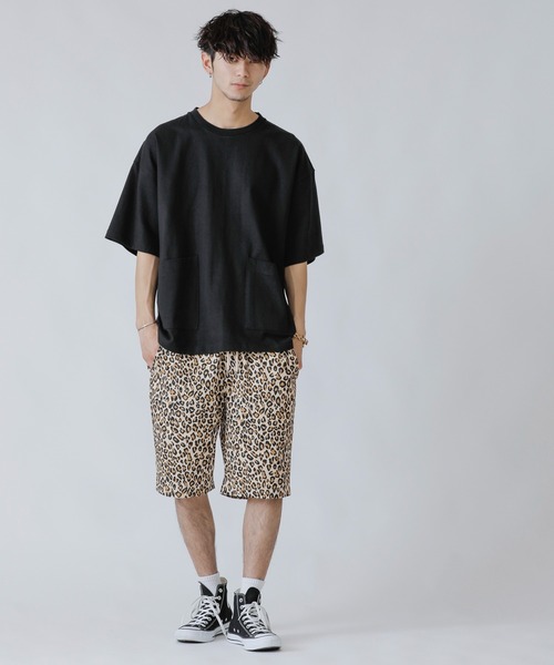 ADMIX/ATELIER SAB MEN（アドミックスアトリエサブメン）の「ペイズリー・レオパード プリント ／ コットン イージー ショーツ（セットアップ対応）（その他パンツ・メンズ・ホワイト/ブラック/レオパード・48/50/52）」の15枚目の写真