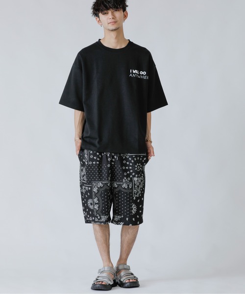 ADMIX/ATELIER SAB MEN（アドミックスアトリエサブメン）の「ペイズリー・レオパード プリント ／ コットン イージー ショーツ（セットアップ対応）（その他パンツ・メンズ・ホワイト/ブラック/レオパード・48/50/52）」の21枚目の写真