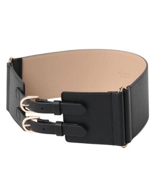 EIMY ISTOIRE（エイミーイストワール）の「ダブルバックルワイドベルト（ベルト・レディース・ホワイト/ブラック/ブラウン・FREE）」の13枚目の写真