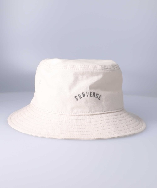 CONVERSE（コンバース）の「【CONVERSE】キャンバスロゴバケットハット（ハット・レディース・ブラック/キナリ/ベージュ・フリー）」の10枚目の写真