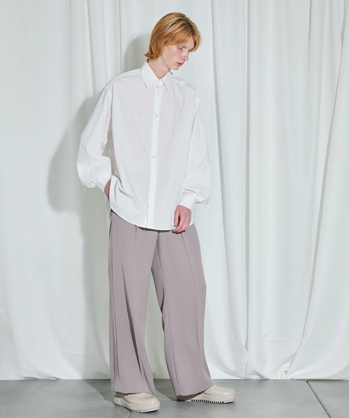 UNITED TOKYO（ユナイテッドトウキョウ）の「アームボリュームシャツ（シャツ/ブラウス・メンズ・パープル/ホワイト/ブラック・FREE）」の6枚目の写真