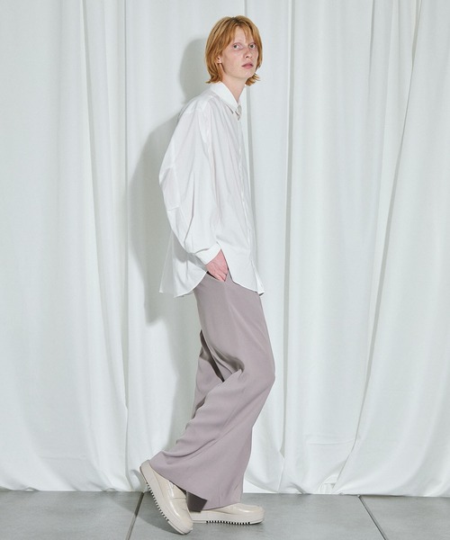 UNITED TOKYO（ユナイテッドトウキョウ）の「アームボリュームシャツ（シャツ/ブラウス・メンズ・パープル/ホワイト/ブラック・FREE）」の7枚目の写真