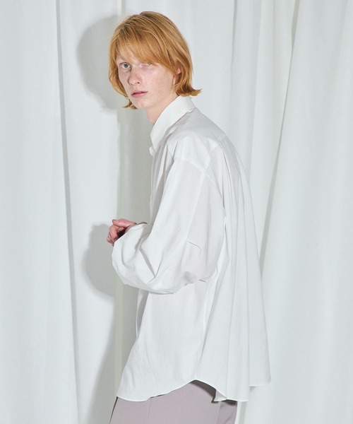 UNITED TOKYO（ユナイテッドトウキョウ）の「アームボリュームシャツ（シャツ/ブラウス・メンズ・パープル/ホワイト/ブラック・FREE）」の10枚目の写真