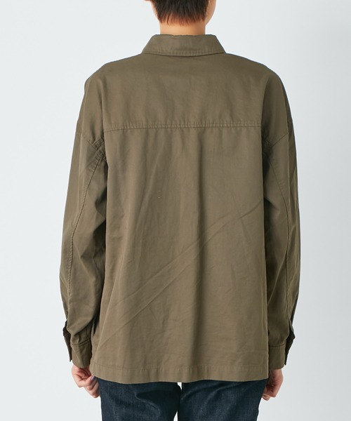 RIVE DROITE（リヴドロワ）の「程よい女性らしさが魅力　ミリタリーシャツ（シャツ/ブラウス・レディース・ネイビー/カーキ・FREE）」の20枚目の写真