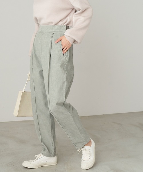 Chaco closet(チャコ クローゼット)の「コーデュロイテーパードパンツ(その他パンツ・レディース・ベージュ/ブラウン/ミント/ライトベージュ/テラコッタ・FREE)」の5枚目の写真