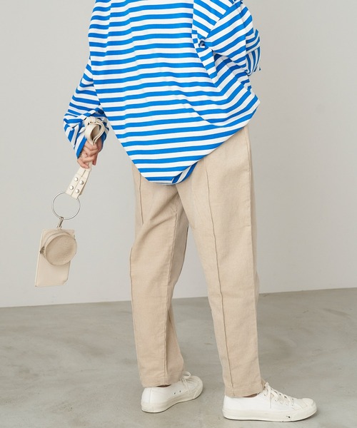 Chaco closet(チャコ クローゼット)の「コーデュロイテーパードパンツ(その他パンツ・レディース・ベージュ/ブラウン/ミント/ライトベージュ/テラコッタ・FREE)」の12枚目の写真