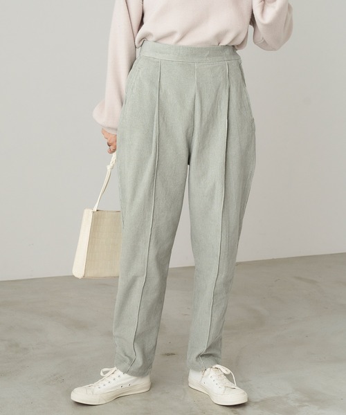 Chaco closet(チャコ クローゼット)の「コーデュロイテーパードパンツ(その他パンツ・レディース・ベージュ/ブラウン/ミント/ライトベージュ/テラコッタ・FREE)」の14枚目の写真