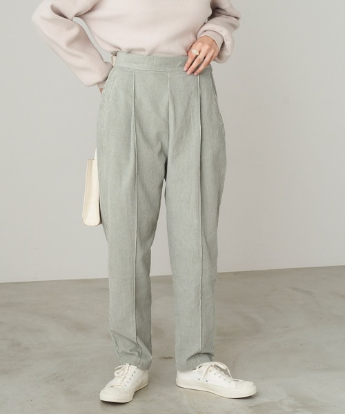 Chaco closet(チャコ クローゼット)の「コーデュロイテーパードパンツ(その他パンツ・レディース・ベージュ/ブラウン/ミント/ライトベージュ/テラコッタ・FREE)」の15枚目の写真