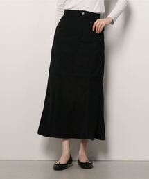 Per sist ence | Per sist ence/パーシエンス　 起毛ツイル レースアップフレアスカート(スカート)